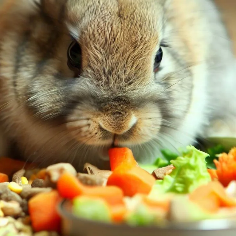 Zakrslý králík strava